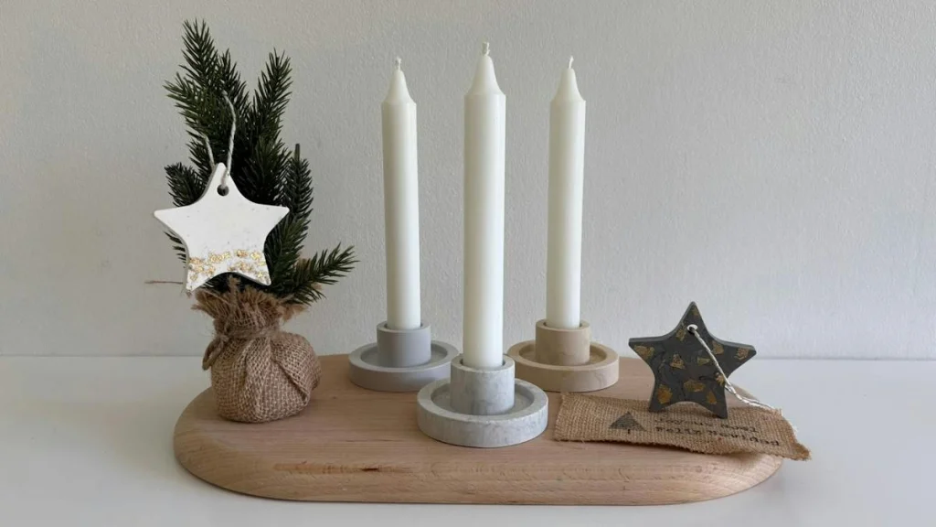 Skapa ditt eget julset i Jesmonite